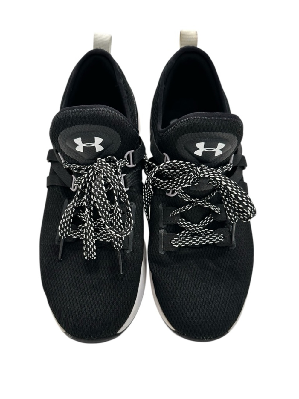 Under Armour Breathe Trainer Black White Mesh Sneakers - Women's Size 8 - Picture 3 of 9
